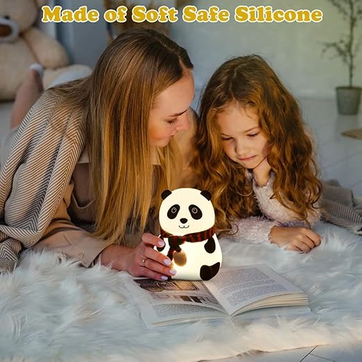 Silicone Panda Touch LED Lamp Night / Light Lamp for Girls Boys Night Light Lamp