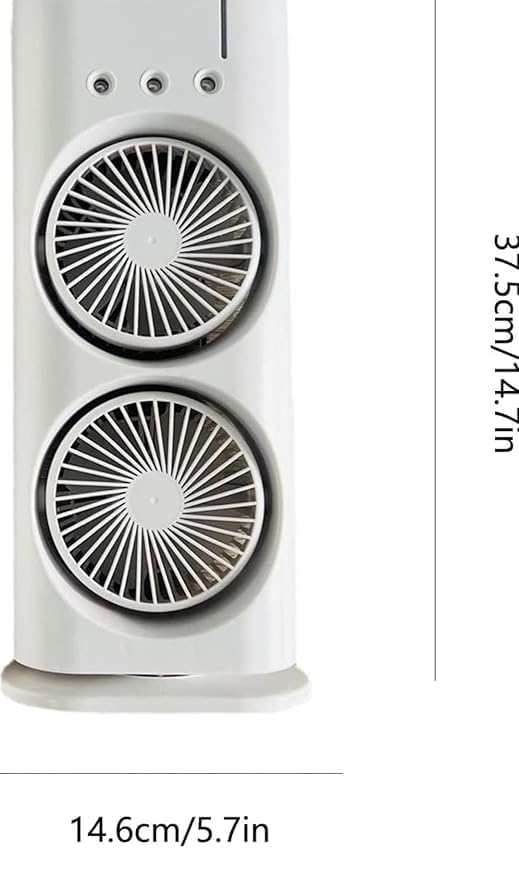 Double Ended Spray Fan, Desk Fan with Mist Spray, Travel Cooler Fan