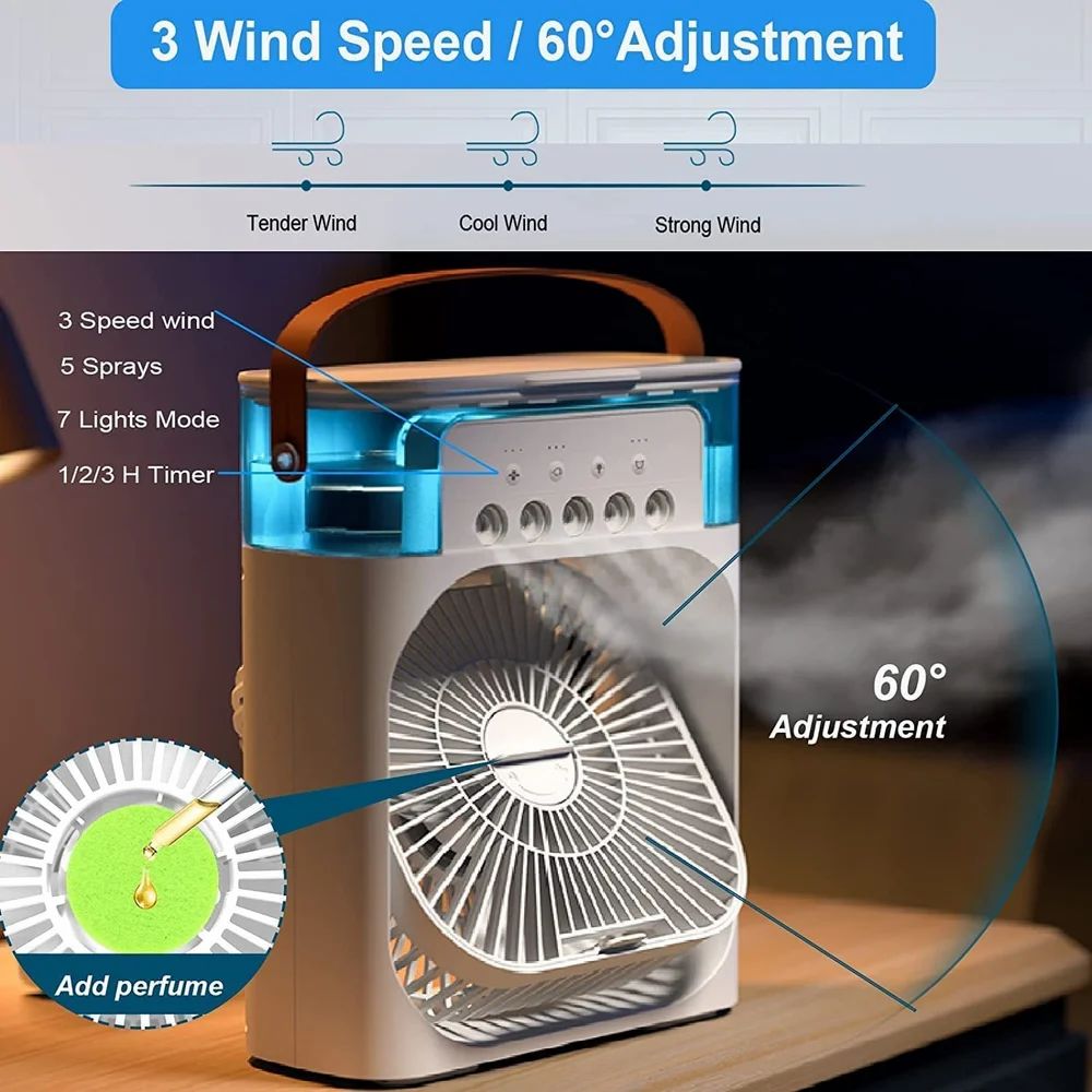 Portable Mini AC – Instant Cooling, Anywhere Mini Cooler for Room Cooling