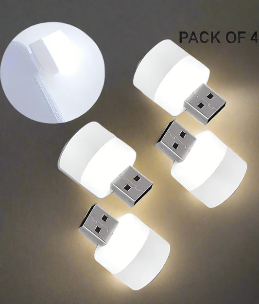 4 Mini USB Night Light/Night Bulb, Plug in Small Led Nightlight