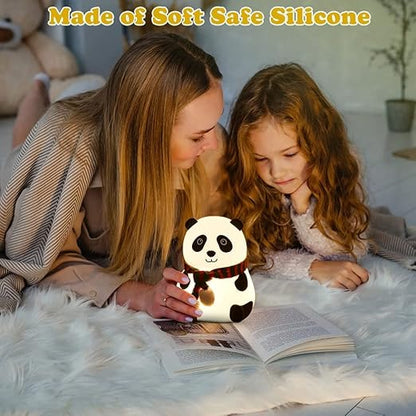 Silicone Panda Touch LED Lamp Night / Light Lamp for Girls Boys Night Light Lamp