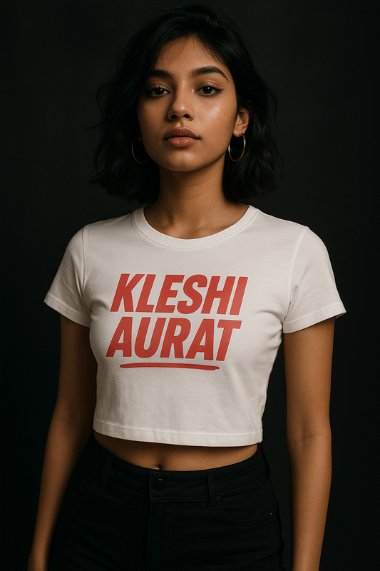 Kleshi Aurat 2 Premium Crop Top For Girls