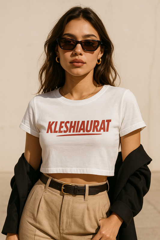 Kleshi Aurat The Real Og Crop top For Girls