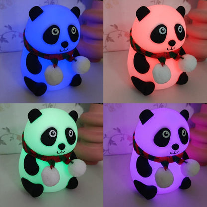 Silicone Panda Touch LED Lamp Night / Light Lamp for Girls Boys Night Light Lamp